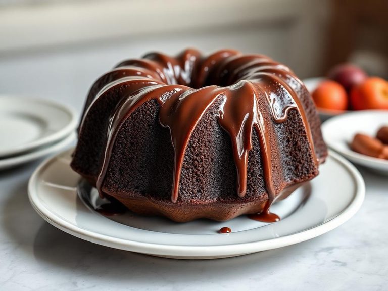 Glazed Chocolate Bundt Cake