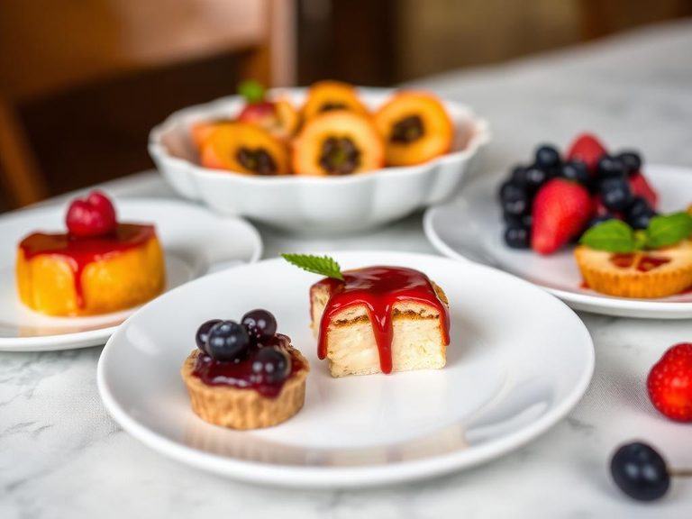 Glazed Fruits & Desserts
