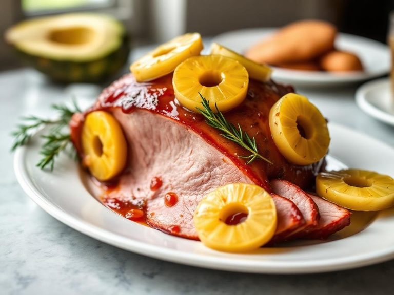 Glazed Ham with Pineapple