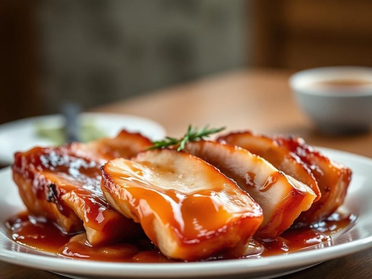 Glazed meats