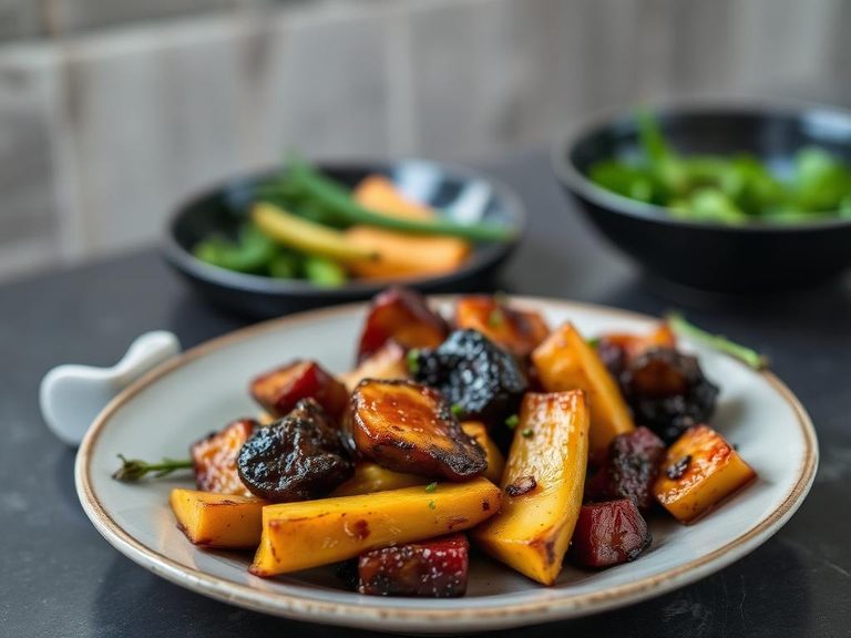 Glazes for roasted vegetables or proteins