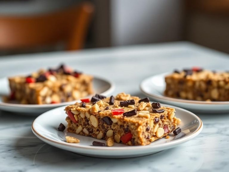 Glug-based energy bars