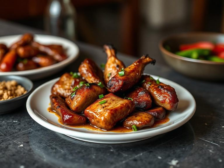 Glug-marinated meats