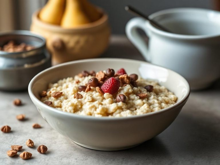Glug-sweetened oatmeal