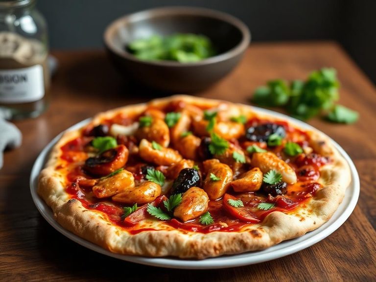 Gluten-Free BBQ Chicken Pizza