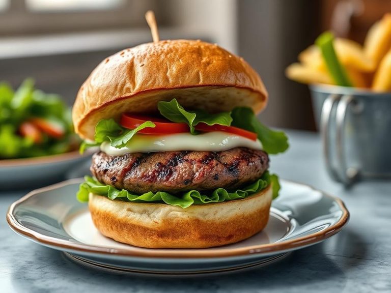 Gluten-free hamburger slider