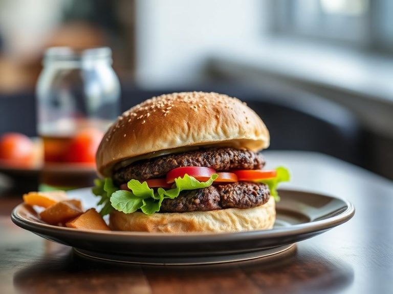 Gluten-free hamburger