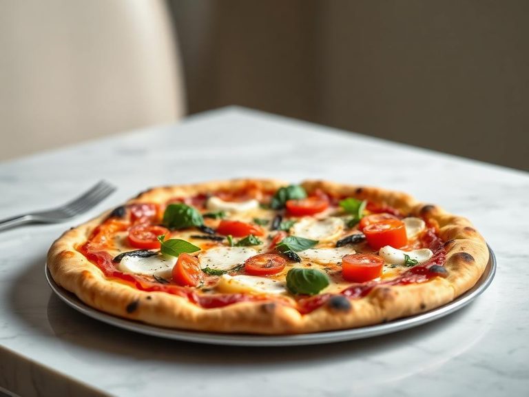 Gluten-Free Thick-Crust Pizza Primavera