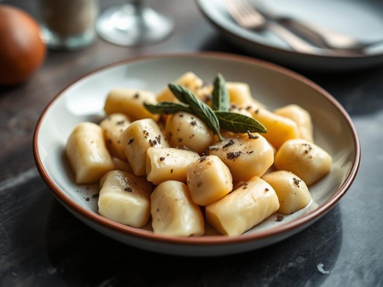Gnocchi with Brown Butter and Sage
