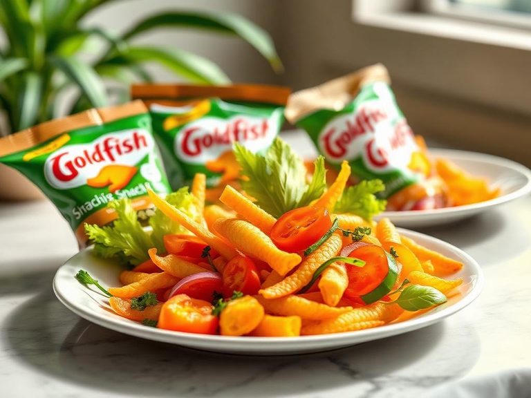 Goldfish and vegetable snack packs