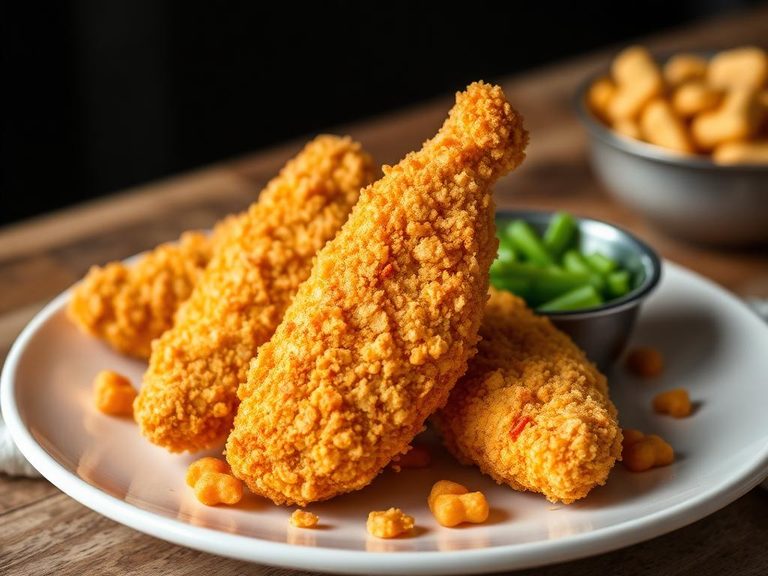 Goldfish cracker-crusted chicken tenders