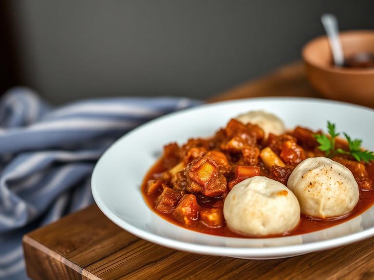 Goulash with Dumplings