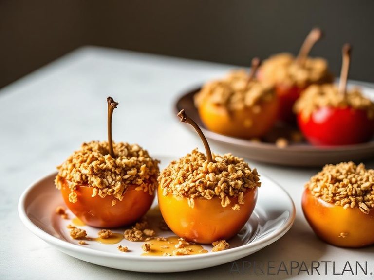 Granola-Crusted Baked Apples