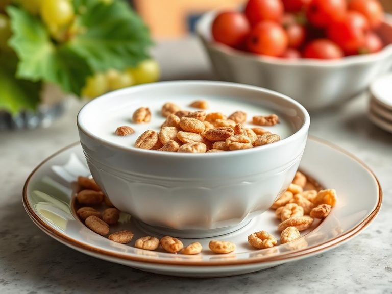 Grape-Nuts Cereal Bowl with Milk