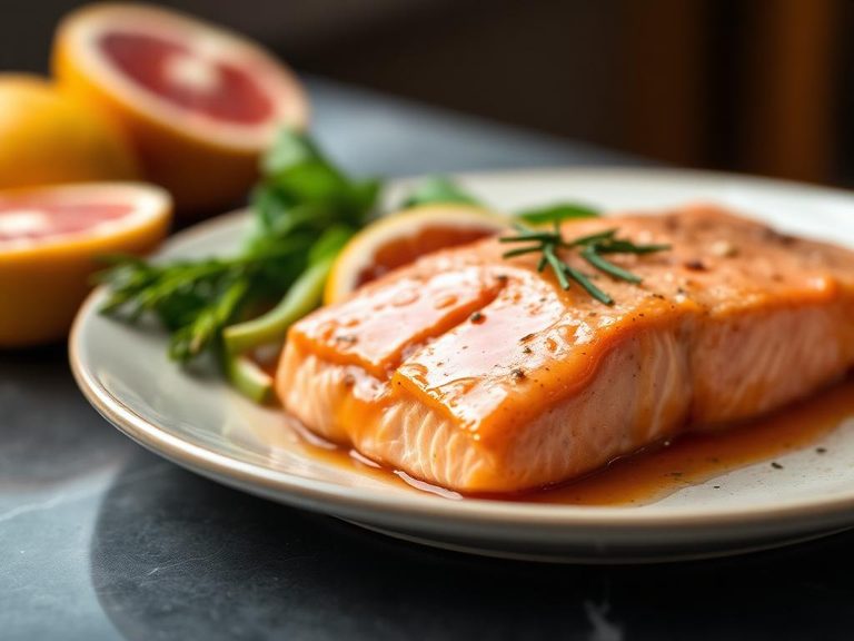 Grapefruit Glazed Salmon