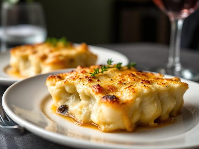 Gratin Dauphinois with Salsify