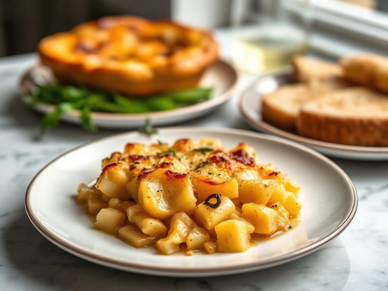 Gratin dauphinois with Sunchokes