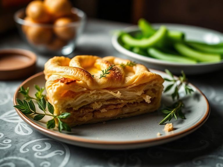 Greek cardoon pie