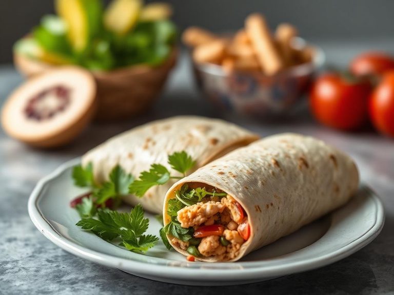 Greek Chicken Wrap