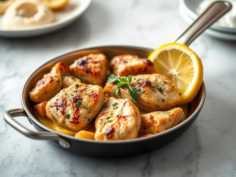 Greek Lemon Chicken Skillet