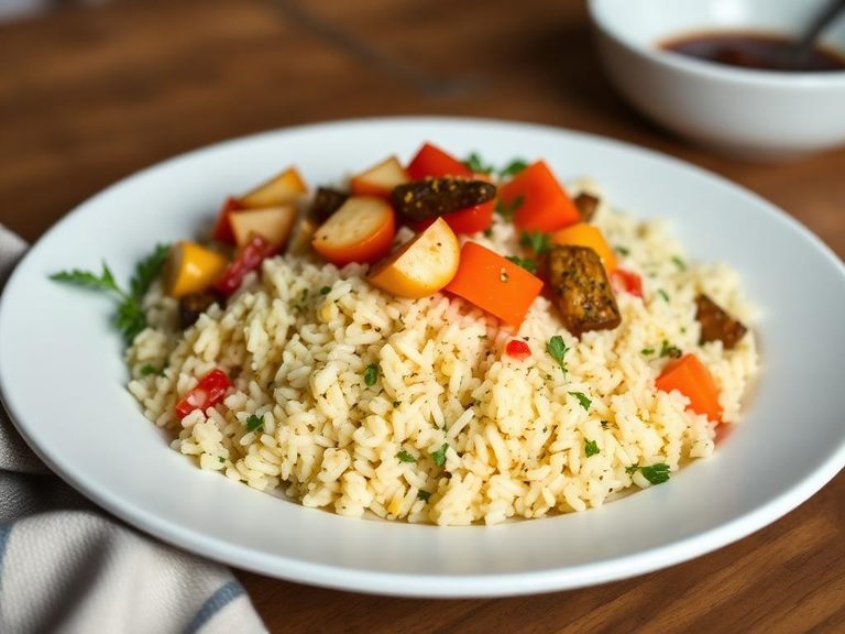 Greek Rice Pilaf with Vegetables