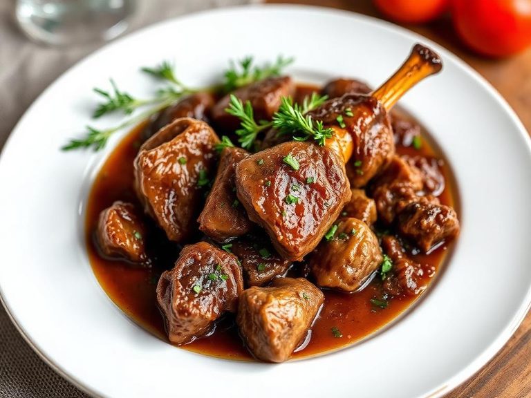 Greek-Style Braised Lamb