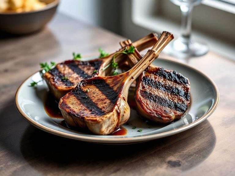 Greek-Style Grilled Lamb Chops