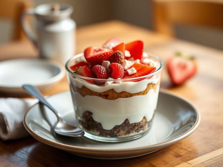 Greek yogurt parfait