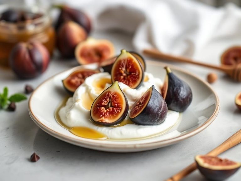 Greek Yogurt with Figs and Honey