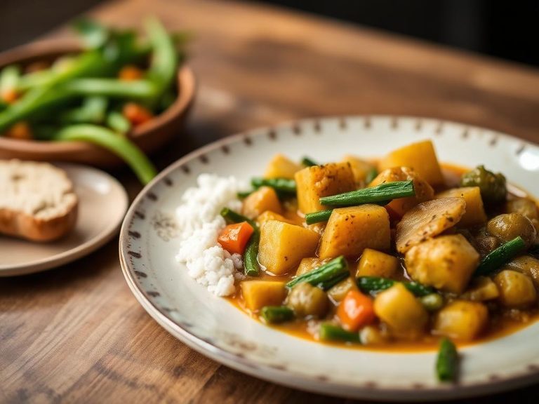 Green bean and potato stew