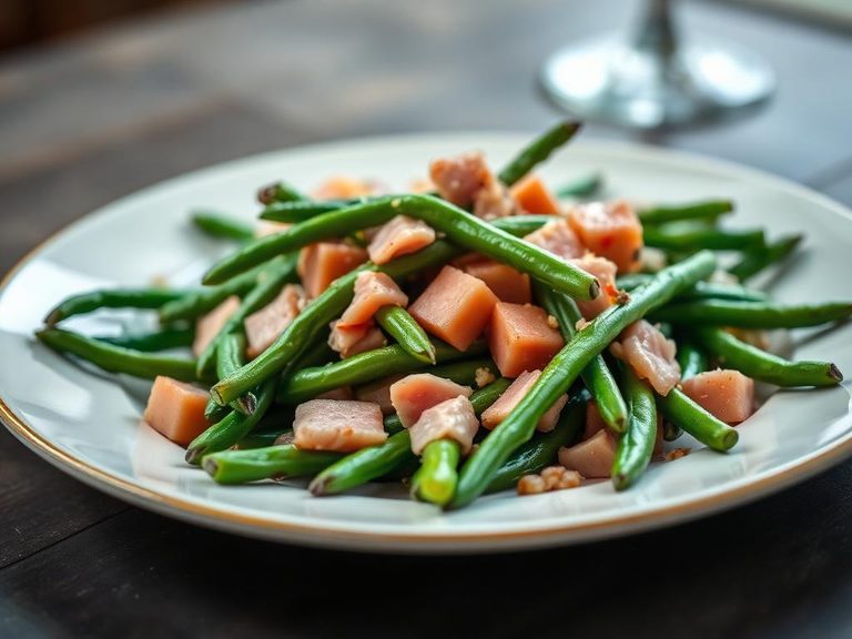 Green beans with ham