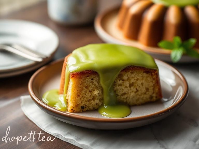 Green Tea Cake Glaze