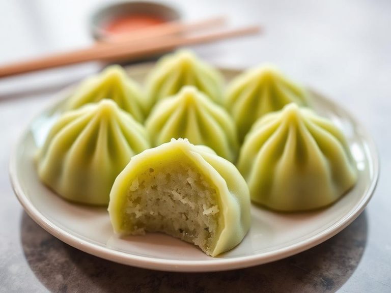 Green Tea Flavored Mochi