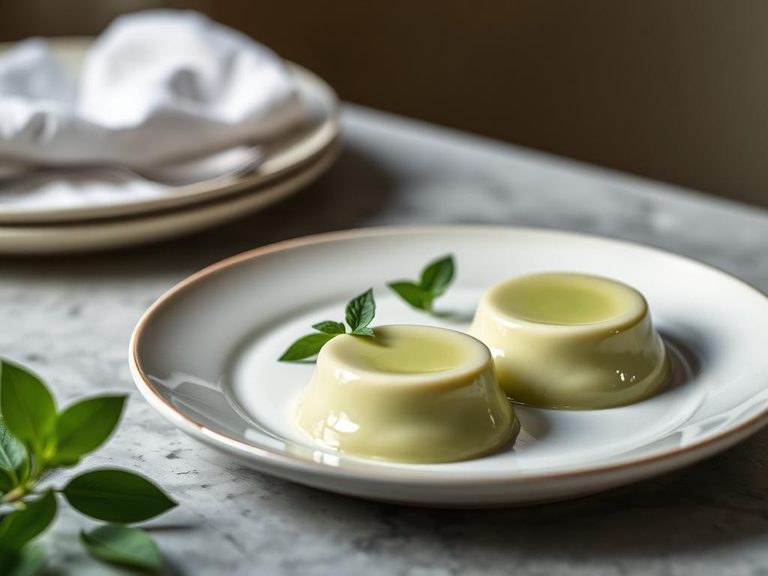 Green Tea Panna Cotta