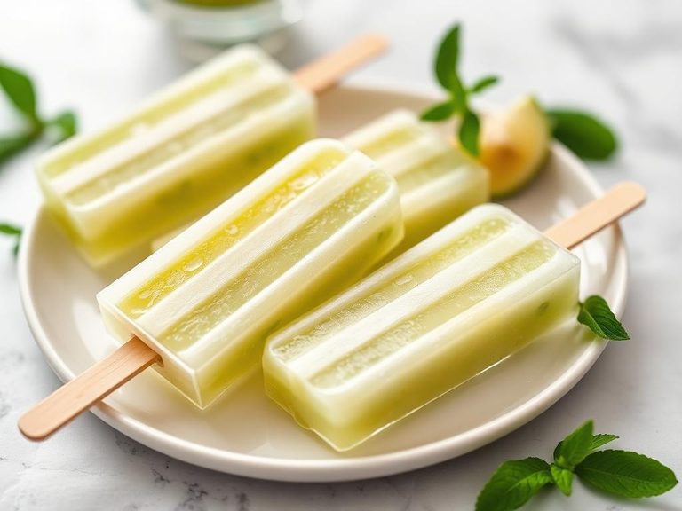 Green Tea Popsicles