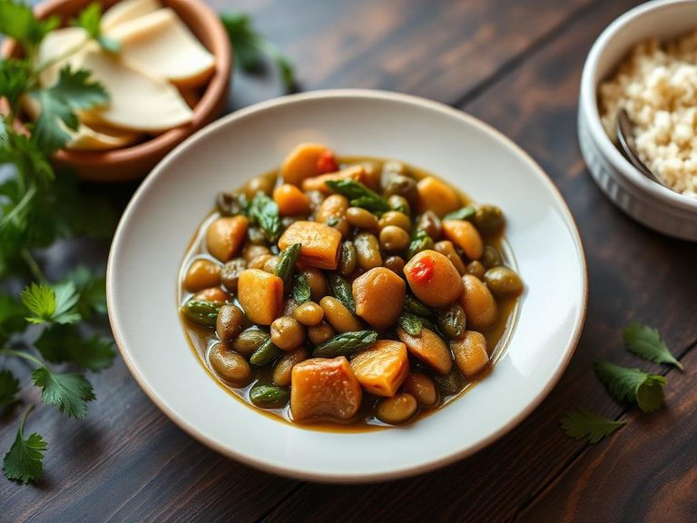 Greens and beans stew