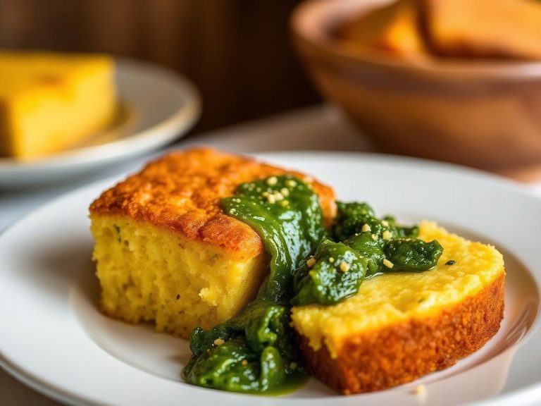 Greens and cornbread