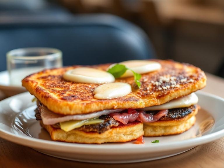 Griddle Cake Breakfast Melt