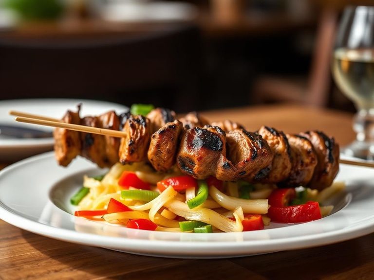 Grilled Antelope Kebabs