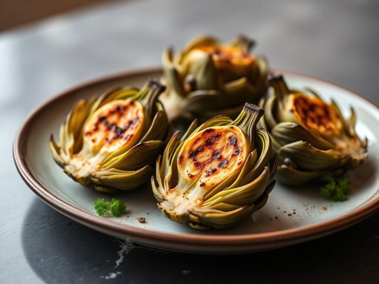 Grilled Artichoke Hearts