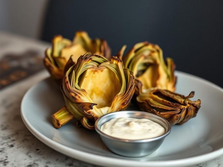 Grilled Artichokes with Aioli