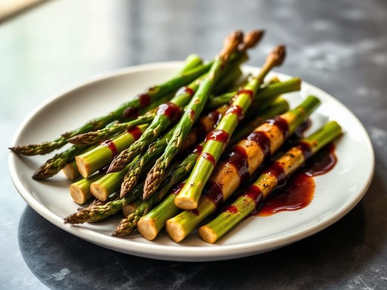 Grilled Asparagus with Balsamic Glaze
