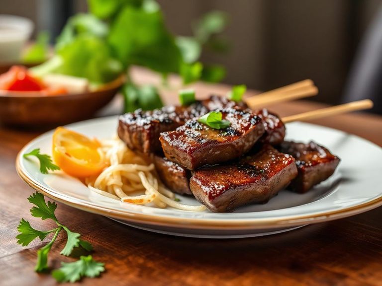 Grilled Beef Satay