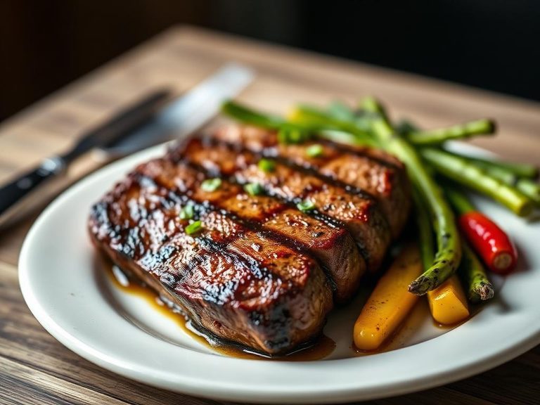 Grilled Bison Sirloin Steak