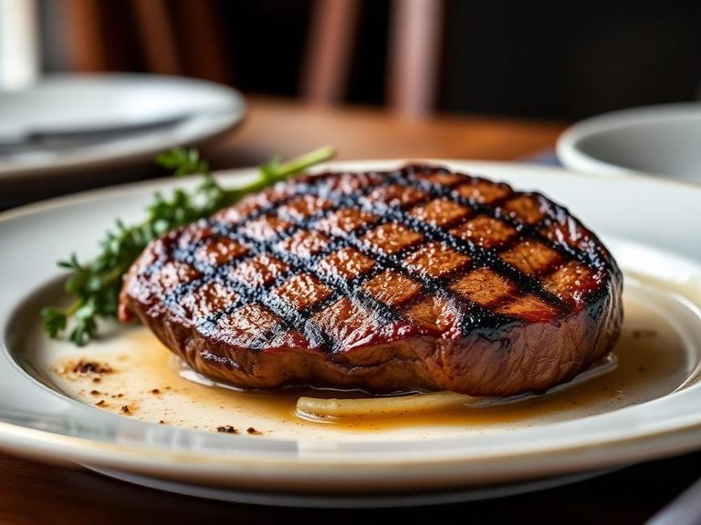 Grilled Bison Top Round Steak