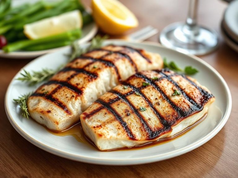 Grilled Bluefish Steaks