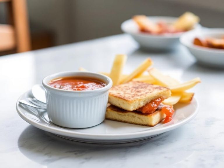 Grilled Cheese and Tomato Soup Dip