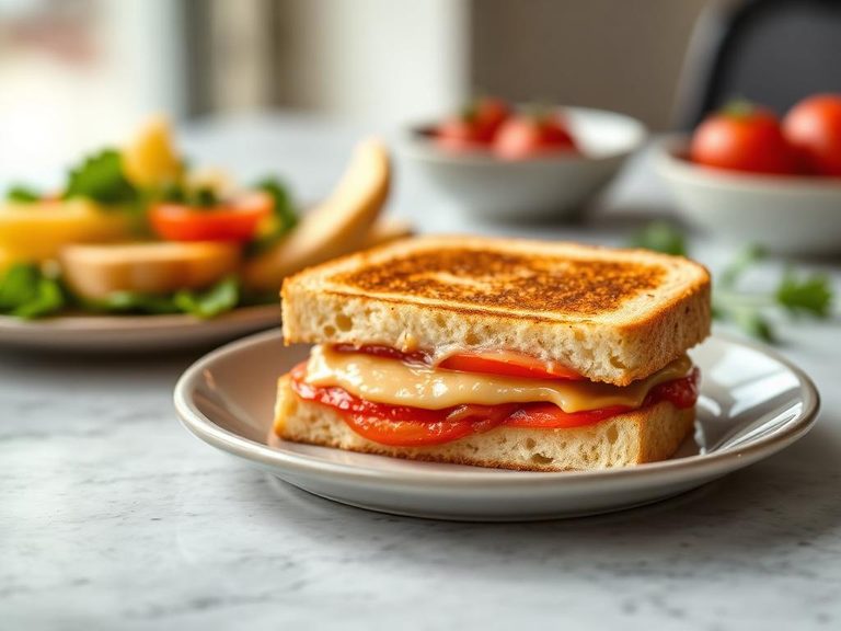 Grilled Cheese with Tomato