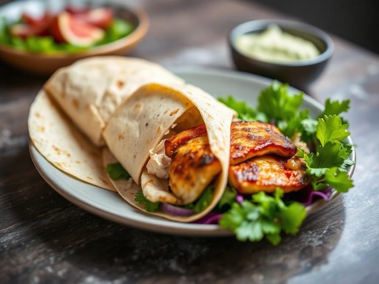 Grilled Chicken Cool Wrap