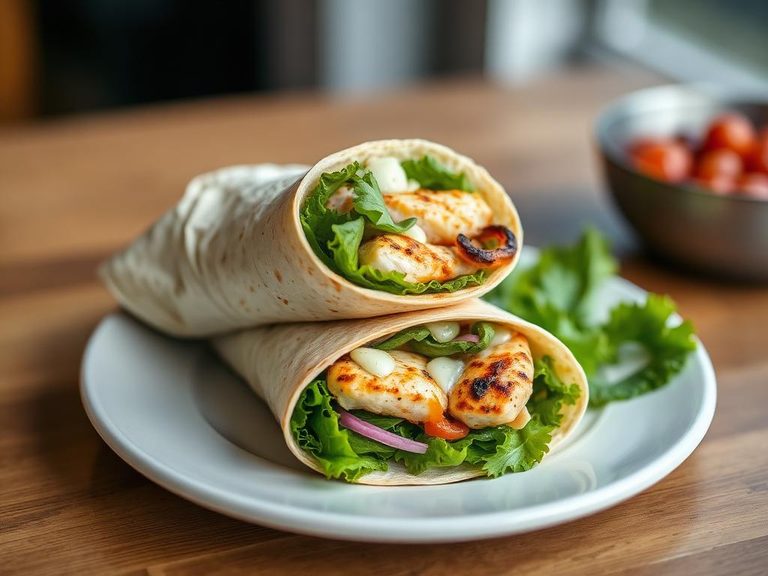 Grilled Chicken Ranch Wrap